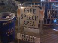 Photo: Free Speech Area